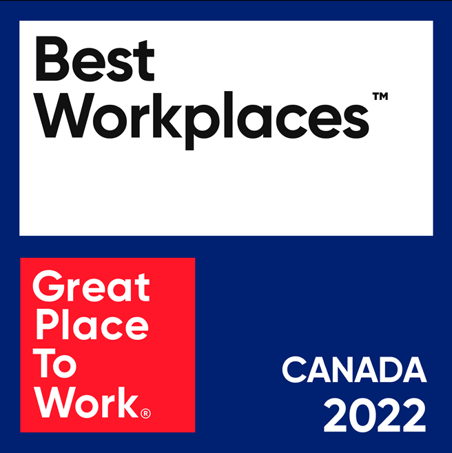 Great Place To Work Canada 2021 Award Banner - Best Workplaces